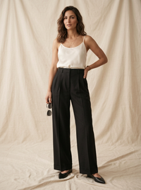 Willshela Women Fashion Straight Pants High Waist Front Zipper Trousers Vintage Full Length Female Chic Lady 9