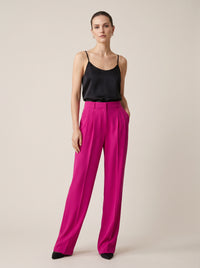 Willshela Women Fashion Straight Pants High Waist Front Zipper Trousers Vintage Full Length Female Chic Lady 1