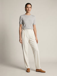 Willshela Women Fashion Straight Pants High Waist Front Zipper Trousers Vintage Full Length Female Chic Lady 8